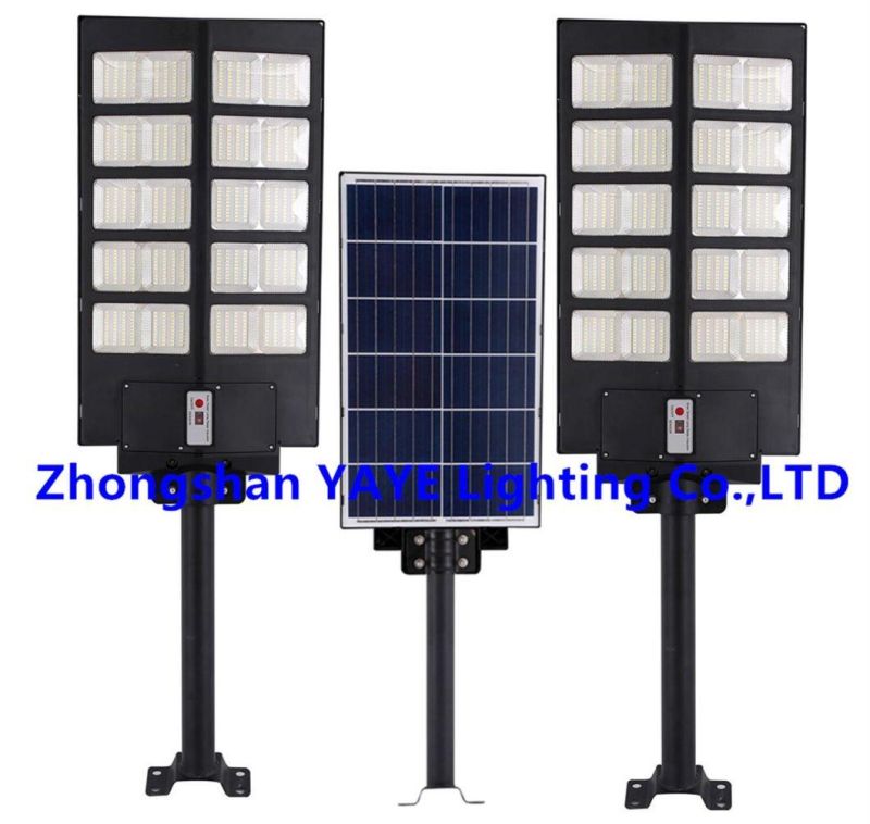 Yaye Hottest Sell 200W/300W/400W Integrated All in One Solar LED Street Light with Stock 1000PCS/Remote Controller/Radar Sensor/ 2 Years Warranty