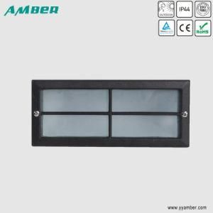 Tempered Glass Shade Outdoor Wall Recessed Light