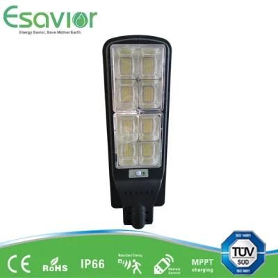 Esavior 120wall in One Integrated Motion Sensor LED Outdoor Solar Street/Road/Garden Light