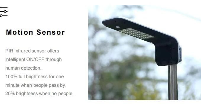 IP65 Waterproof Portable Backyard Motion Sensor 10W LED Outdoor Solar Light