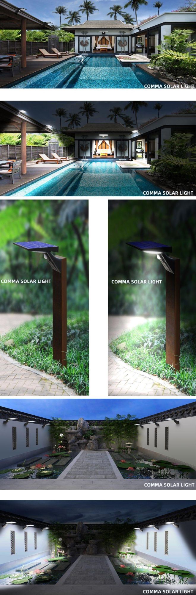 High Brightness 90 PCS Outdoor LED Solar Wall Light Motion Sensor Garden Solar Waterproof IP65 for Garden Park Home