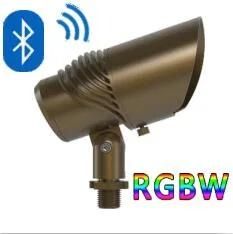 Waterproof Brass RGBW LED Accent/ Landscape Light