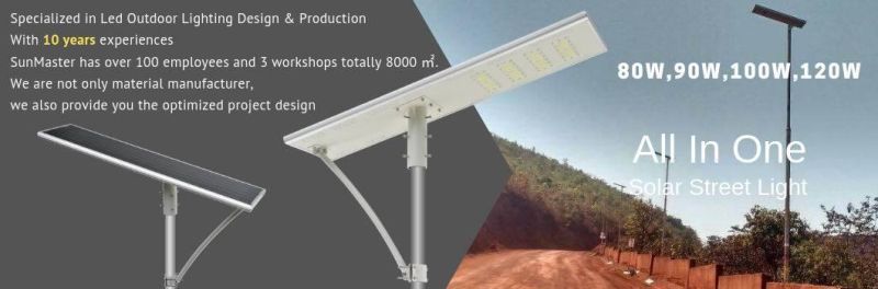 Solar Street LED Light 100W 120W