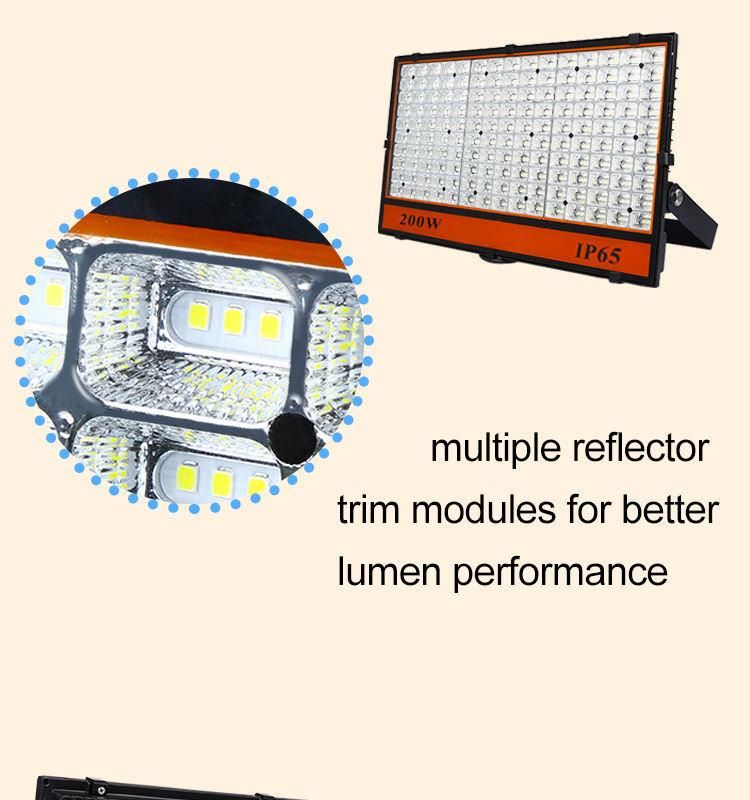 Solar Manufacturer Factory Distributor 50W 100W 150W 200W 300W LED Street Outdoorcob SMD Wall Flood Garden Road Light Tunnel Floodlight