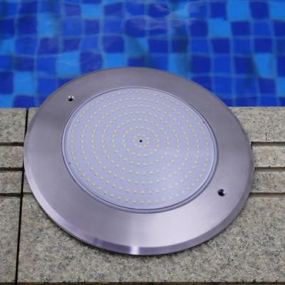 230mm Resin Filled LED Swimming Pool Aquarium Ultra Thin RGB IP68 24W Underwater Light