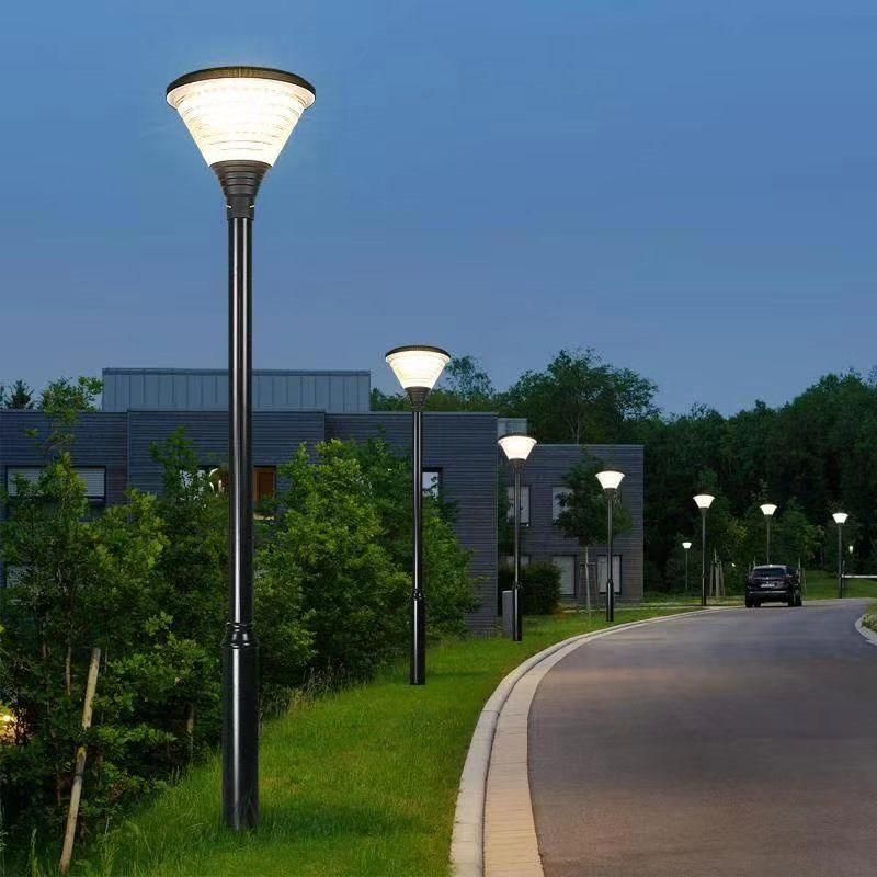 3 Meter Pole Mounted No Wiring Decorative IP65 Outdoor Solar LED Garden Light