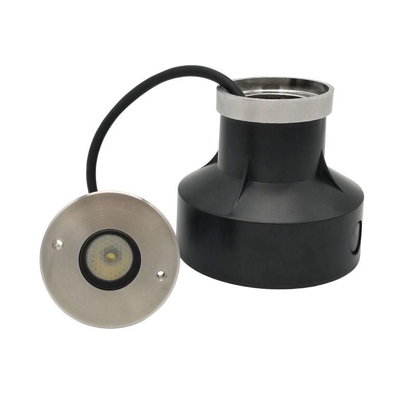 Tiny Type Recessed Pool Light LED with Plastic Mounting Sleeve Underwater Pool Light