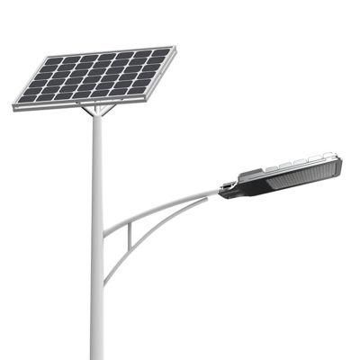 30W Solar Street Lamp with Octagonal Galvanized Pole Camera Sensor