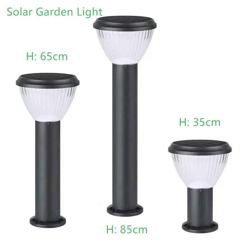 Water-Proof IP65 Pathway Bollard Luminaria Solar Outdoor Garden Solar Light with LED Light & Solar Panel