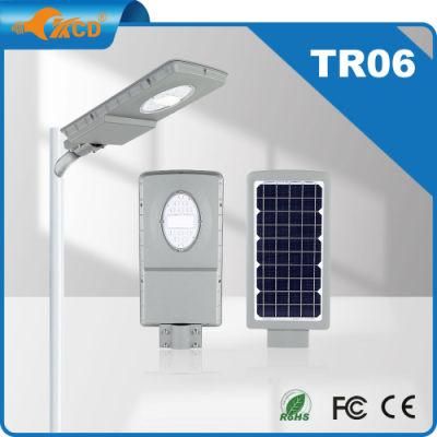 High Brightness LED Construction Solar Lights Outdoor Street 20W 40W 60W 80W 90W 100W Modern Automatic Road Light with Pole