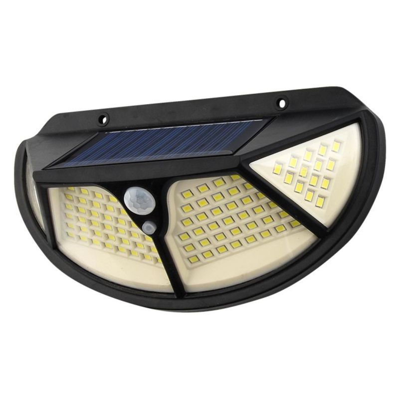 Warm White 3000K IP65 Waterproof Solar Powered LED Wall Light for Garden Use