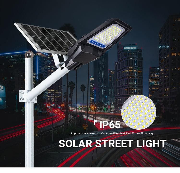 Die-Cast Aluminum Integrated Street Light 100W 200W 300W 400W All in One LED Solar Street Light