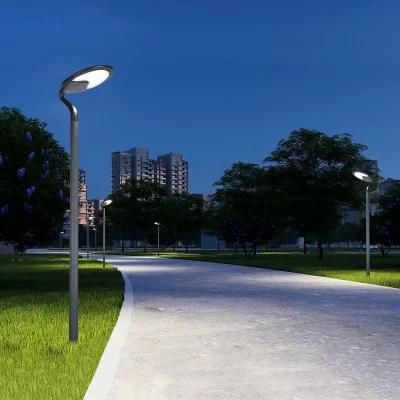 Smart Modern Solar Lamp with Pole for Outdoor Garden Decoration Home Street Landscaping Ligthing