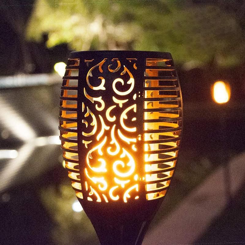 96 LED Flame Solar Waterproof Flame Torch Light Decoration Lighting Garden Outdoor Light