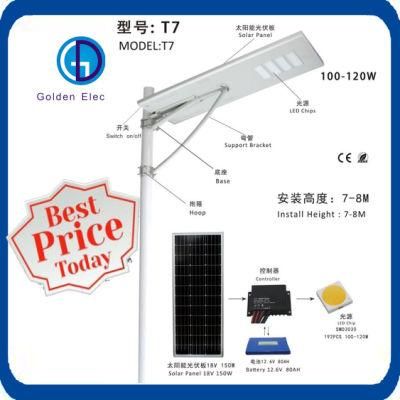 T2 T3 T5 T6 T12 Solar Street Light Solar All in One Street Light 20W 50W 80W 100W