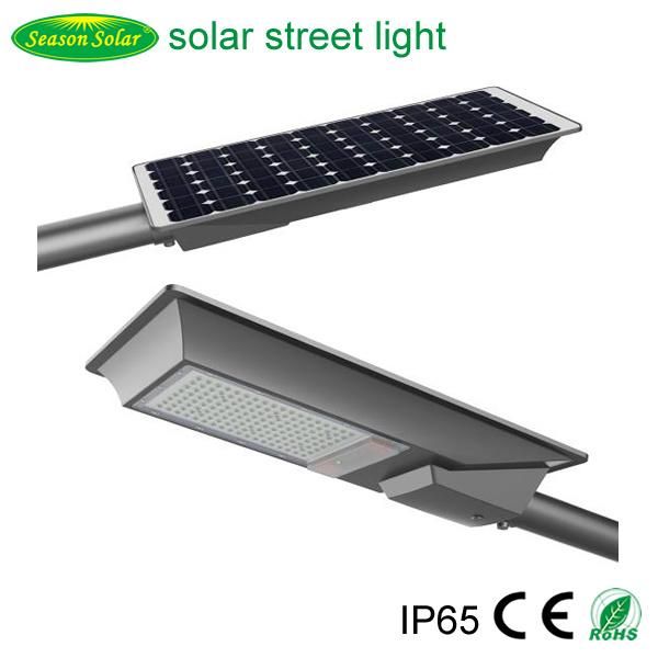 New All in One Style Lighting Outdoor Pathway 18W Solar Street Light with Bright LED Light