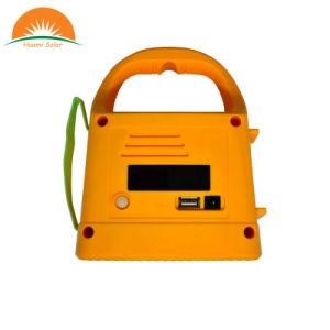 Trending Portable Camping Orange Solar LED Lighting Radio System