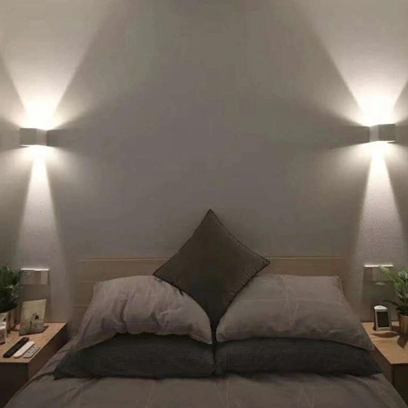 All of Me Loves All of You Thin Crystal LED Lights Modern Square IP65 Wall Light Designing