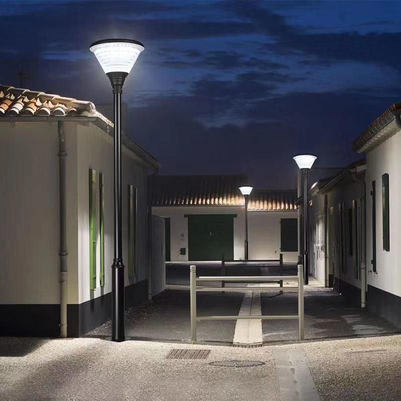 LiFePO4 Battery Warm White Outdoor LED Solar Courtyard Lights