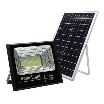 IP66 Waterproof Outdoor Wall Aplique Solar Focos LED Flood Light 1000W Reflector LED Solar Floodlight