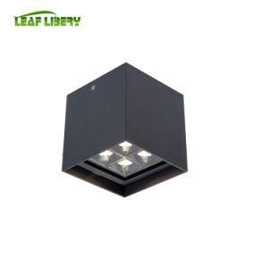 IP67 Square LED Outdoor Ceiling Lamp Boxx Small Black, Outdoor Lighting Collection