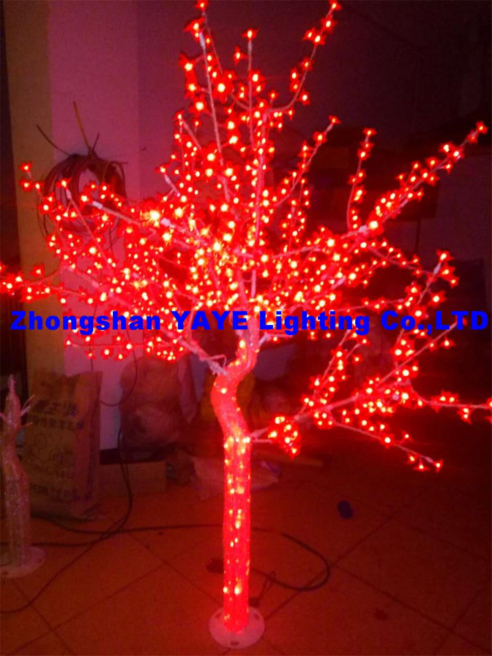 Yaye 18 Factory Price High Quality Ce/UL ABS LED Tree Light/ Outdoor /Indoor LED Cherry Tree Lights