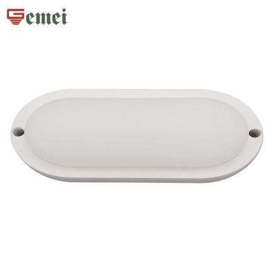IP65 Moisture-Proof Lamps Outdoor LED Bulkhead Lamp White Oval 8W with CE RoHS Certificate