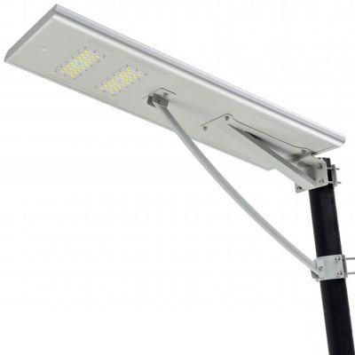 LED Solar Pathway Powered Billboard Blue Driveway Road Pole Light