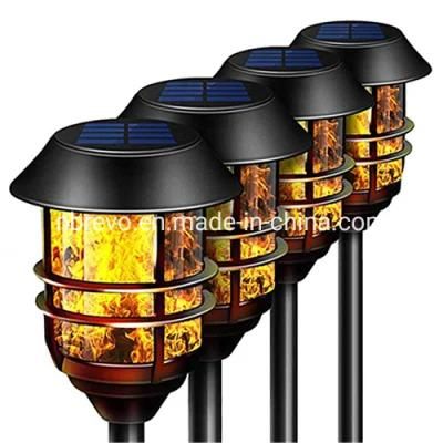 2019 New Aluminuim LED Solar Garden Flickering Flame Torch Light