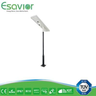 LED 60W All in One LED Solar Street/Garden/Wall High Brightness Light/Lamp Outdoor Light with Wi-Fi Camera 3600-4000lm Esavior