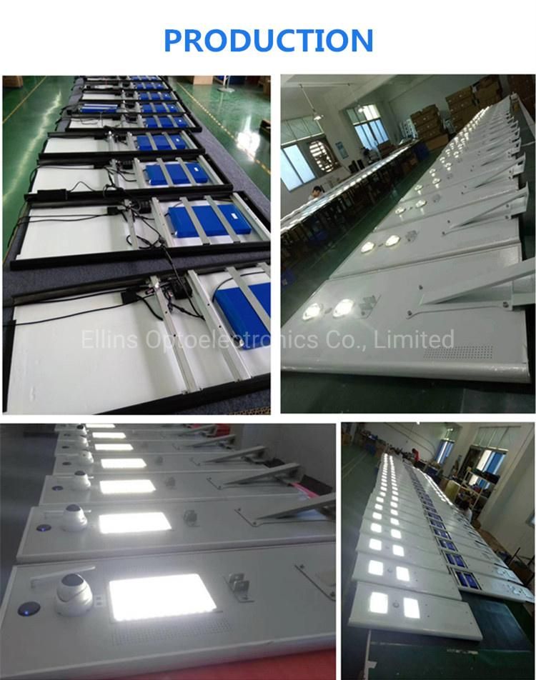 China Factory Outdoor Round 50W Solar LED Street Light with Photocell