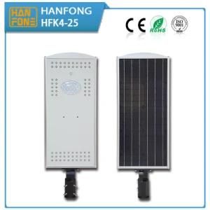 25W Solar Street Light with Motion Sensor for Outdoor