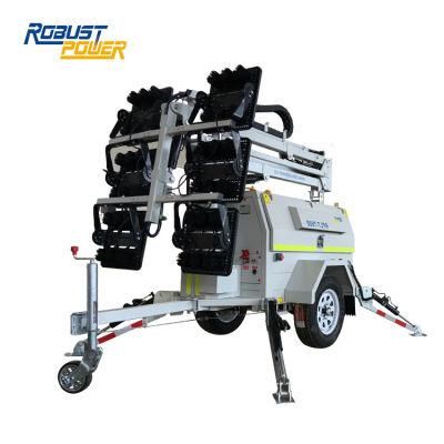 Kubota Powered LED Mobile Lighting Tower Manufactures