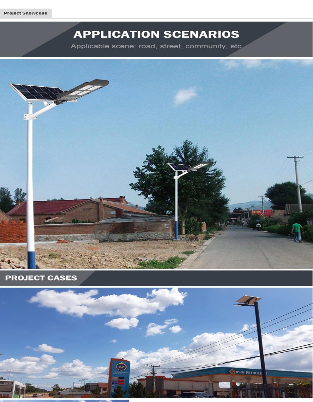 High Quality Outdoor Waterproof IP65 30watt 50watt 100watt 150watt 200watt 300watt Wireless Solar LED Streetlight