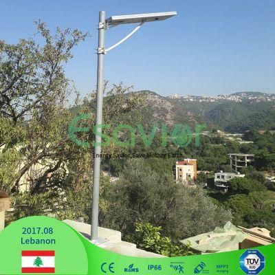 80W 8000 Lumen Solar Powered Lighting All in One Integrated Solar LED Street Light