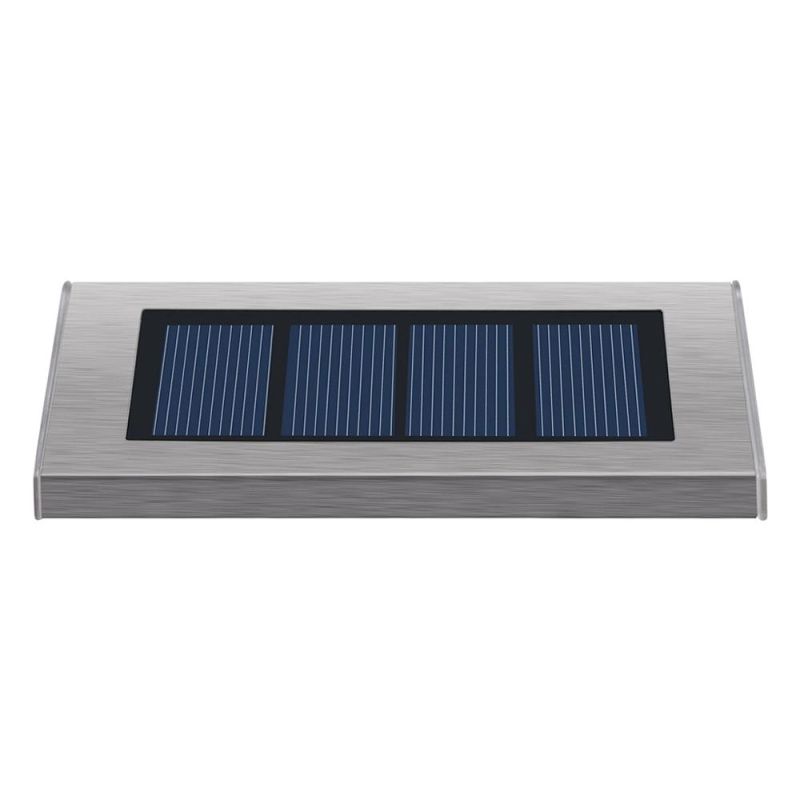 3 LED Solar Light Outdoor Stainless Steel LED Solar Light for Stairs, Paths, Deck, Patio, Garden