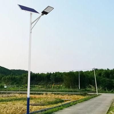 LiFePO4 Battery 10m Pole Height 100W Light Power Split Solar Street Light