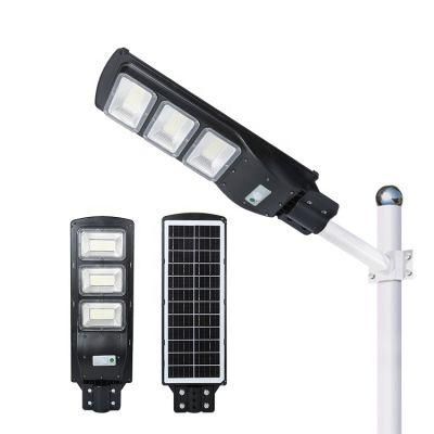 Outdoor High Lumen Integrated All in One LED Solar Powered Street Light 50W 80W 100 Watt