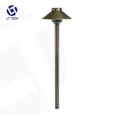 2020 Hot Sale New Die-Cast Brass Path Lights, Lawn Lamp Stand for G4 Garden Lighting