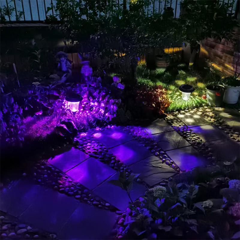Technological Garden Lamp Waterproof Solar Lighting Lawn Light with Melon Grain Cover
