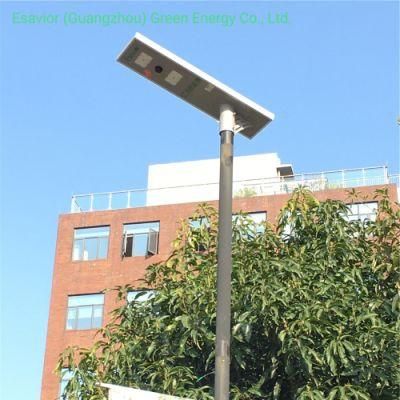 Integrated Solar Power LED Street Light All in One with Microwave Sensor Lamp