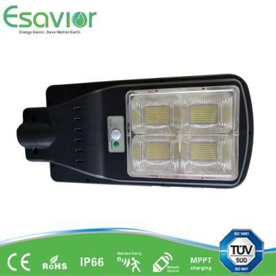 Esavior 60W All in One LED Outdoor Solar Street/Road/Garden Light with Panel and Lithium Battery