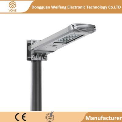 10W 20W 30W 50W 80W Outdoor Integrated Street Light Road Lamp All in One LED Solar Street Light Waterproof