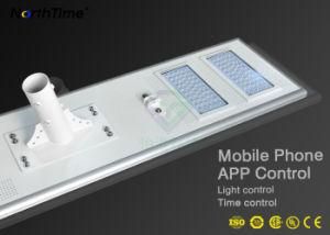 120W Street Lighting Pole Price Outdoor Lamp with Waterproof Solar Panel