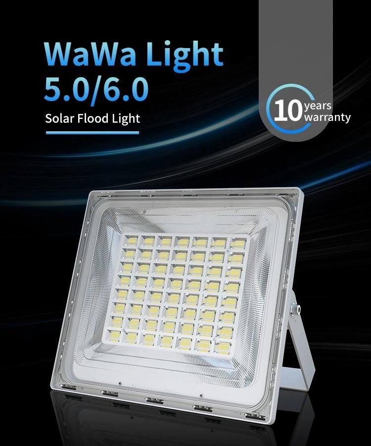50W Wholesale Pure White Integrated LED Outdoor Solar Flood Light Park Garden Yard Lighting