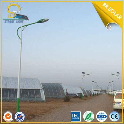 8m Pole Aluminum Outdoor IP65 60W LED Solar Street Light