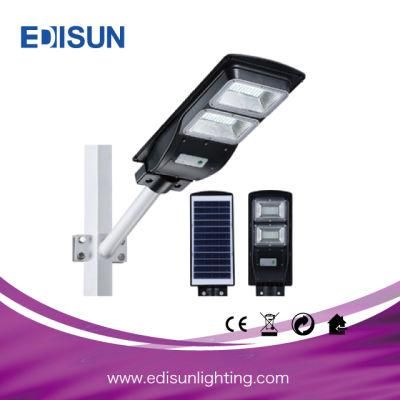 IP65 6500K Motion Sensor All in One LED Solar Street Light 40W