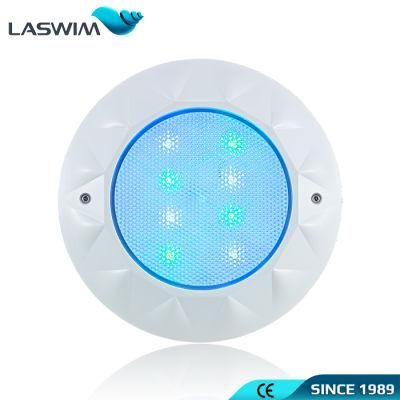 Swimming Pool LED Underwater Light ABS Surface Ring+Stainless Steel Base