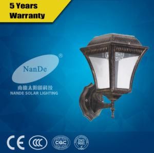 (ND-Q132B) Popular Outdoor Solar Wall Light for Parks Gardens Hotels Walls Villas with 6V 3.2ah IP65