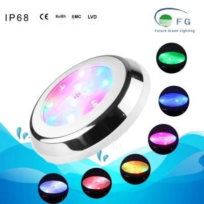 316ss 12watt IP68 Recessed LED Underwater Swimming Pool Lamp